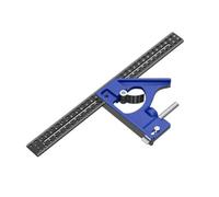 Aundhegrtt Règle à Angle Droit Multifonctionnelle pour un Travail Du Bois Précis Outil de Bricolage 45/90 Degrés
