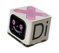 Aundhegrtt Réveil Numérique Portable avec Enceinte Bluetooth, Écran Tactile, Design en Métal, Mini-Enceinte Rechargeable pour et Le Bureau