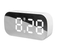 Aundhegrtt Réveil Super Fort avec Vibration et Secoueur de Lit, Réveil de Style Décontracté, Réveil Électronique Multifonctionnel avec USB.