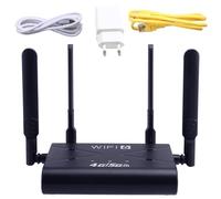 Aundhegrtt Routeur sans WiFi6 LTE Haute Vitesse 300Mbps 4G 5G CPE 4 Antennes avec Emplacement pour Carte SIM pour Téléphone Portable et Ordinateur Portable EU Plug