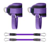 Aundhegrtt Sangles de Cheville pour Appareils à Bandes de Résistance - Sangles de Cheville Réglables et Confortables pour Appareils à Bandes de Résistance A
