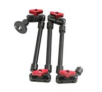 Aundhegrtt Support de Bras Articulé Magique avec Pince à Trois Mécanismes Pliants pour Smartphones, Caméscopes, Caméras d'action, Montages Muraux, Tablettes et Webcams.