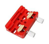 Aundhegrtt Support de Chercheur avec Fente en Queue d'aronde Double pour Plaque Losmandy/avec 2 Vis de Verrouillage, Accessoires pour Télescope D'Imagerie Planétaire.