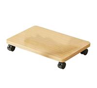 Aundhegrtt Support D'Imprimante sous Bureau avec roulettes, Étagère Mobile pour Imprimante/Photocopieur et Support pour Unité Centrale, en Bois Robuste