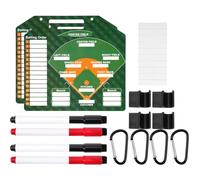 Aundhegrtt Tableau de Composition de Baseball Magnétique avec 30 Feuilles - Clipboard Effaçable à Sec pour Entraîneurs, Accessoires D'Entraînement de Baseball.