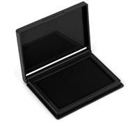 Aundhegrtt Tampon Encreur Noir de Qualité Supérieure 4 X 2,5 Pouces, en Feutre Tout Usage, Compatible avec les Tampons en Caoutchouc et Transparents pour le Bureau et les Loisirs Créatifs.
