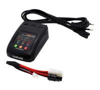 Aundhegrtt TE3025 Chargeur D'Équilibrage Miniature 25 W/3 A pour Batteries LiPo NiMH 2-3S 7,4 V-11,1 V (Voiture Télécommandée)