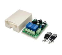 Aundhegrtt Télécommande Universelle 433Mhz AC 85-250V Récepteur Émetteur Relais pour Lumière, Porte, Garage.