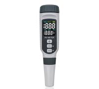 Aundhegrtt Testeur de Qualité de L'Eau Professionnel Stylo Rechargeable PH Mètre avec Affichage Numérique