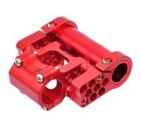 Aundhegrtt Tige de Vélo Pliable à Angle Variable 25,4 mm Extension de Tige de Guidon en Alliage D'Aluminium CNC pour Guidon de Vélo Tige Ajustable
