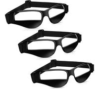 AUNEVN 3Pc Sport Dribble SpéCifications éQuipement D'EntraîNement de Basket-Ball Lunettes de Basket-Ball Aides au Dribble Lunettes de Dribble RéGlables