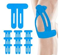 AUNGCSHE 10 Stück Bande Kinesiologie, Élastique Imperméable Tape Kinesiologie, Kinesio Tape Aux épaules pour Douleurs Au Genou Aux Chevilles et Aux Poignets(Bleu ciel) (Bleu ciel)