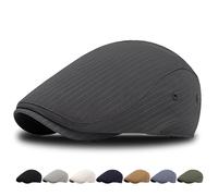 AUNGCSHE Beret Homme, 8 Couleurs Casquette Homme, Convient pour Un Usage Quotidien, l'escalade, la Randonnée et Les Voyages (FR/ES, Numérique, 56, Standard, Gris foncé)