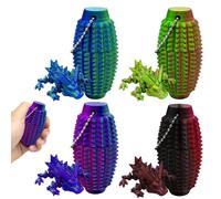 AUNGKWANG 4 PCS Little Ouchies Pain Fidgets, Fidget Toys Anti Stress pour Adultes Adolescents, Pain Stim Fidget Jouet, Keychain Stimulant Stippie Spiky, Jouet Sensoriel Cadeaux de Nouveauté de Bureau