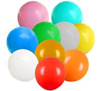 AUNGKWANG Ballon Géant, Latex 18 Pouces Ballons, GrandBallon Multicolore, Ballons Géant en Latex Rond Grande, Ballon Gonflable Géant pour Mariage Anniversaire Baptême Bébé Douche Enfants Fête Festival
