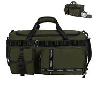 AUNGKWANG Sac de Sport pour Femmes et Hommes, 65L Étanche Sac de Voyage Grand avec Compartiment à Chaussures et Compartiment Humide, pour Voyage, Fitness, Sport