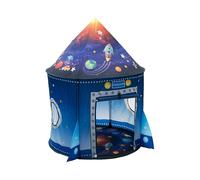 Auniq Rocket Ship Play Tent compatible with Kids, Indoor Outdoor Astronaut Spaceship Space Themed Pop Up Playhouse compatible with Boys Girls