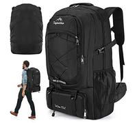 Auniq Sac à Dos de Randonnée 75L, Grande Capacité Sac de Trekking Sac à Dos Voyage Imperméable Résistant Sac à Dos de Camping avec Housse de Pluie pour Alpinisme Sports Camping Voyage Trekking