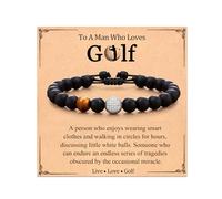 Aunis Bracelet de golf, cadeau pour les hommes qui ont tout, cadeaux pour lui, Piccolo, Acier inoxydable