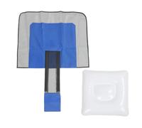 AUNMAS 2 Po en 1 Pool Animal Saving Ramper and Leaf Catcher, Oxford Tissu Flying Feuz Net Skimmer Animal Escape Ramp avec Coussin d'air pour Les Piscines Spas (Blue)