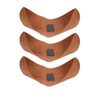 AUNMAS 3 Pcs de Panier de Jardinière Suspendus, Pots de Bottes de Fenêtre en Feutre Brun Pliable Remplacer Les Pots de Boîte à Fleurs de Fenêtre, Jardinière à Ciel de Clôture, Paniers (24 Pouces)