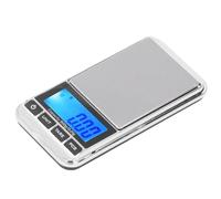 AUNMAS Balance Numérique de Poche Miniature avec Capteur de Précision en | Plateforme de Pesage Large, Plastique ABS, Extinction Automatique, écran LCD rétroéclairé, pour Laboratoire, Alimentation,