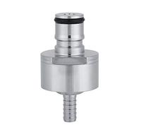 AUNMAS Bouchon de Carbonatation Bouchon de Carbonatation en Acier Inoxydable pour Brassage à Domicile avec Verrouillage de Liquide Déconnexion 1 4 Barbes pour Bouteilles en PET Carbonateur de Bière