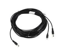 AUNMAS Câble de Charge d'alimentation USB C vers DC 10 M 20 V 5 A 100 W Cordon Adaptateur PD 5, Mm X 2,1 Mm Mâle à Mâle en Caoutchouc Cuivre Rouge pour Mini Bande LED pour Ordinateur Portable,