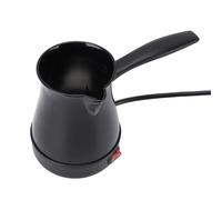 AUNMAS Cafetière Turque de 300 Ml, en Acier Inoxydable, à Chauffage Rapide et Uniforme, Bouilloire électrique Turque, Cafetière électrique pour café, Vin, thé, Prise UE 220 V (BLACK)