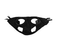 AUNMAS Cagoule de Protection des Yeux de Cheval, Réglable, Respirant, Résistant au Sable, Masque pour Les Yeux de Cheval, Fournitures de Harnais pour L'entraînement et la Course (Black)