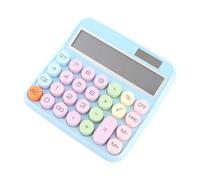 AUNMAS Calculatrice de Bureau, Grand écran LCD à 12 Chiffres, Touches | Corps en ABS, énergie Solaire AAA, comptabilité de Bureau, Utilisation Scolaire, Inclinaison à 15 Degrés, Touches Tactiles