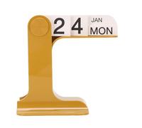 AUNMAS Calendrier Perpétuel à Rabat 2025-2026, Accessoire de Bureau Compact en PP pour l'organisation Quotidienne du Bureau, Décoration élégante pour la Maison et le Lieu de Travail