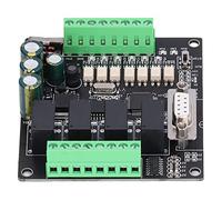 AUNMAS Carte de Contrôle Industrielle de Contrôleur PLC, Contrôleur Logique Programmable PCB avec Sortie Relais, Mémoire de 8 000 étapes pour l' et l'ingénierie