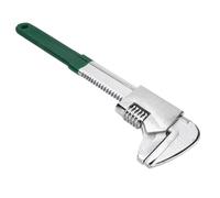 AUNMAS Clé Automobile, Mâchoire Large Réglable en Forme de F, Acier CR V, Tête Décalée à 90 Degrés, Idéale pour la Réparation Automobile et l'entretien de la Maison (GREEN)