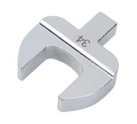 AUNMAS Clé Crowfoot en Acier à Haute Teneur en Carbone, Outil à extrémité Ouverte à capacité de Torsion Durable, 14 X 18 Mm pour la Mécanique et les Projets de Bricolage (34mm)