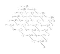 AUNMAS Clips à Briques 24 Pièces, Cintres à Briques sans Perçage en Acier Inoxydable pour Suspendre des Couronnes de Noël, des Lumières, des Décorations de Plantes en Pot, Convient aux