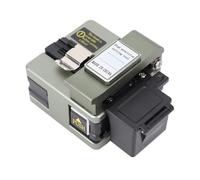 AUNMAS Couperet de Fibre Optique, Coupe-fibre Optique en Alliage d'aluminium avec Base Antidérapante pour épissage FTTH, 16 Points de Coupe, adapté aux Câbles de 0,25 Mm et 0,9 Mm