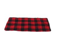 AUNMAS Coussin Chauffant électrique Portable, Tapis Chauffant USB à Grille Rouge en Flanelle avec 3 Réglages de Température pour les Activités de Plein Air au Bureau, en Voiture et à