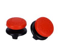 AUNMAS Développez la Précision et le Confort avec le Bâton de Couverture de Leggings en Silicone, 2pcs Joystick Gamepad Thumb Embrayage, Jeu Joystick Ajustement (rouge)
