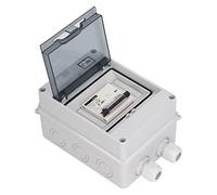 AUNMAS Disjoncteur Miniature DC 2P 125A IP65, Interrupteur de Déconnexion | Système Solaire Photovoltaïque 1 000 V, Ignifuge Pa66, capacité de Coupure 10 KA, Adaptateur de Fil 6-12 Mm