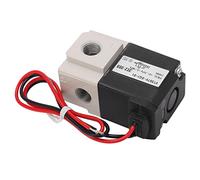 AUNMAS Électrovanne à Vide 24V, 3 Voies, Air Haute Fréquence | Corps en Aluminium moulé Sous Pression, Média Pneumatique, Vanne D'air Pneumatique, Bobine DC24V, Port G1/8, Transport