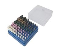 AUNMAS Embouts de Polissage 100 Pièces, Divers Matériaux, Tige de 3 Mm, Idéaux pour le Polissage des Métaux et des Bijoux