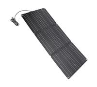 AUNMAS Ensemble de Chargeur Solaire Portable, 100 W, 3 Plis Pliables, Double Sortie USB, Support de Voiture, Charge Obd, Kit de Panneaux Solaires étanches pour Camping en Plein Air,