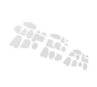 AUNMAS Ensemble de Règles de Modèle d'ours à Mémoire, Kit de Couture Artisanale en Acrylique pour Créer des Souvenirs à Partir de Vêtements, Parfait pour les Activités de Mémoire de la Crèche et de