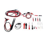 AUNMAS Ensemble de Test Multimètre 27 Pièces, Matériau Flexible en PVC et PA, Kit de Sondes à Crochet électrique pour les Professionnels des Tests électriques 10A