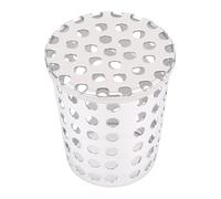 AUNMAS Filtre de Protection de Gouttière, Couvercle D'aération en de Terminaison en PVC, Couvercle de Tuyau D'échappement Conique en Acier Inoxydable, Crépine pour Tuyau de Descente