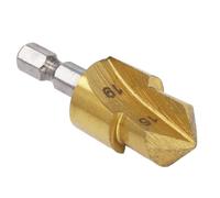 AUNMAS Foret de Levage PPR, Perforateur d'expansion de Tuyau étagé, Fraise à Eau 15-19 Mm, Tige Hexagonale de 1/4 Pouce, Alésoir en Acier à Haute Teneur en Carbone Revêtu de Ti, Idéal pour les