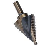 AUNMAS Foret étagé, Acier Rapide, Conception Unique de Tige à 3 Côtés, 10 Tailles pour un Perçage Polyvalent dans le Métal, le Bois et le PVC