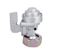 AUNMAS Gasoline Generator Gas Tank, Round Bomb Shape Tissue Box Toilet Generator Fuel Shut Off Valve on/Off Fuel Switch Valve Pump Petcock for