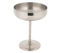 AUNMAS Gobelet de Vin de 300 Ml, Verre à Vin à Tige Inoxydable Verre de Vin Polyvalent en Métal pour le Dessert de Collation au Yogourt Pudding Pudding Lav